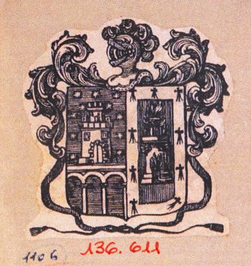 Escut de Josep Ignasi de Castellví i de Pontarró, alcalde major de Girona