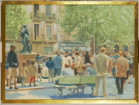 Sardanes a la plaça de la Virreina