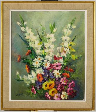 Composició amb flors